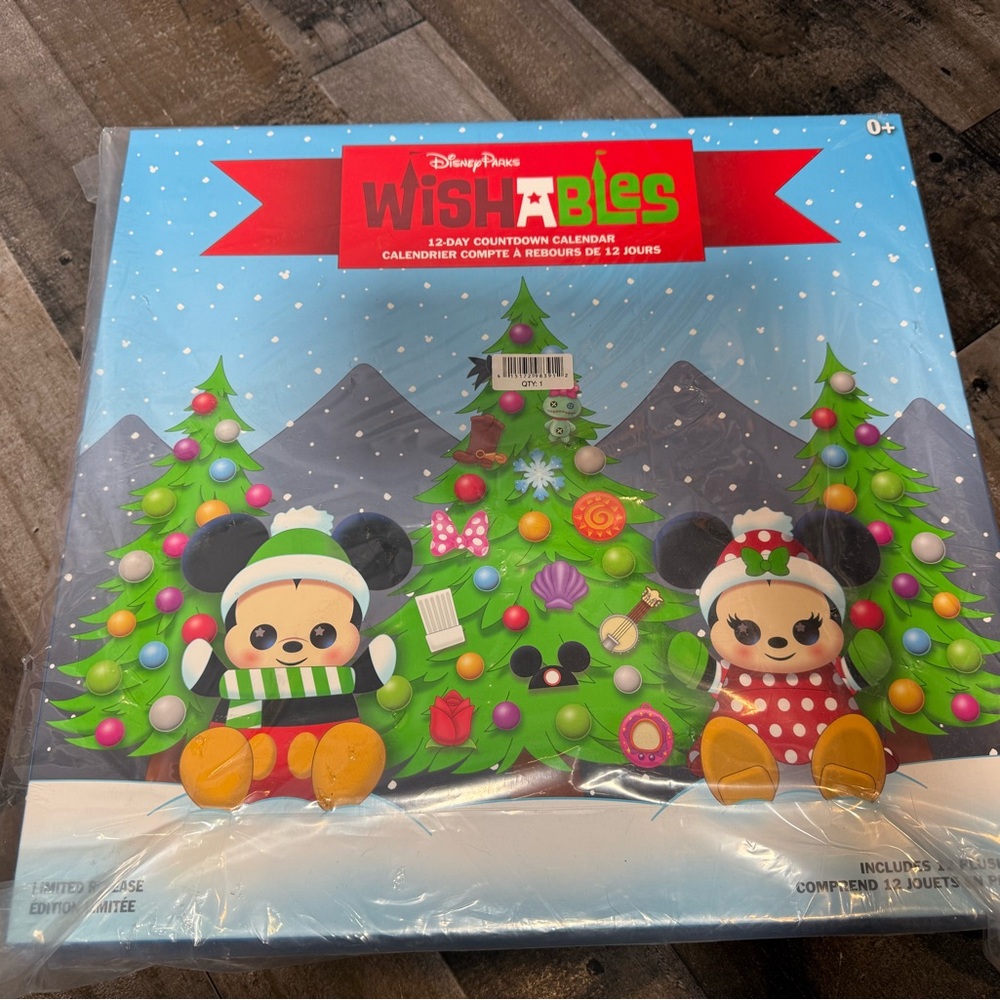 New Disney Parks Limited Edition Wishables‎ Plush Advent Calendar